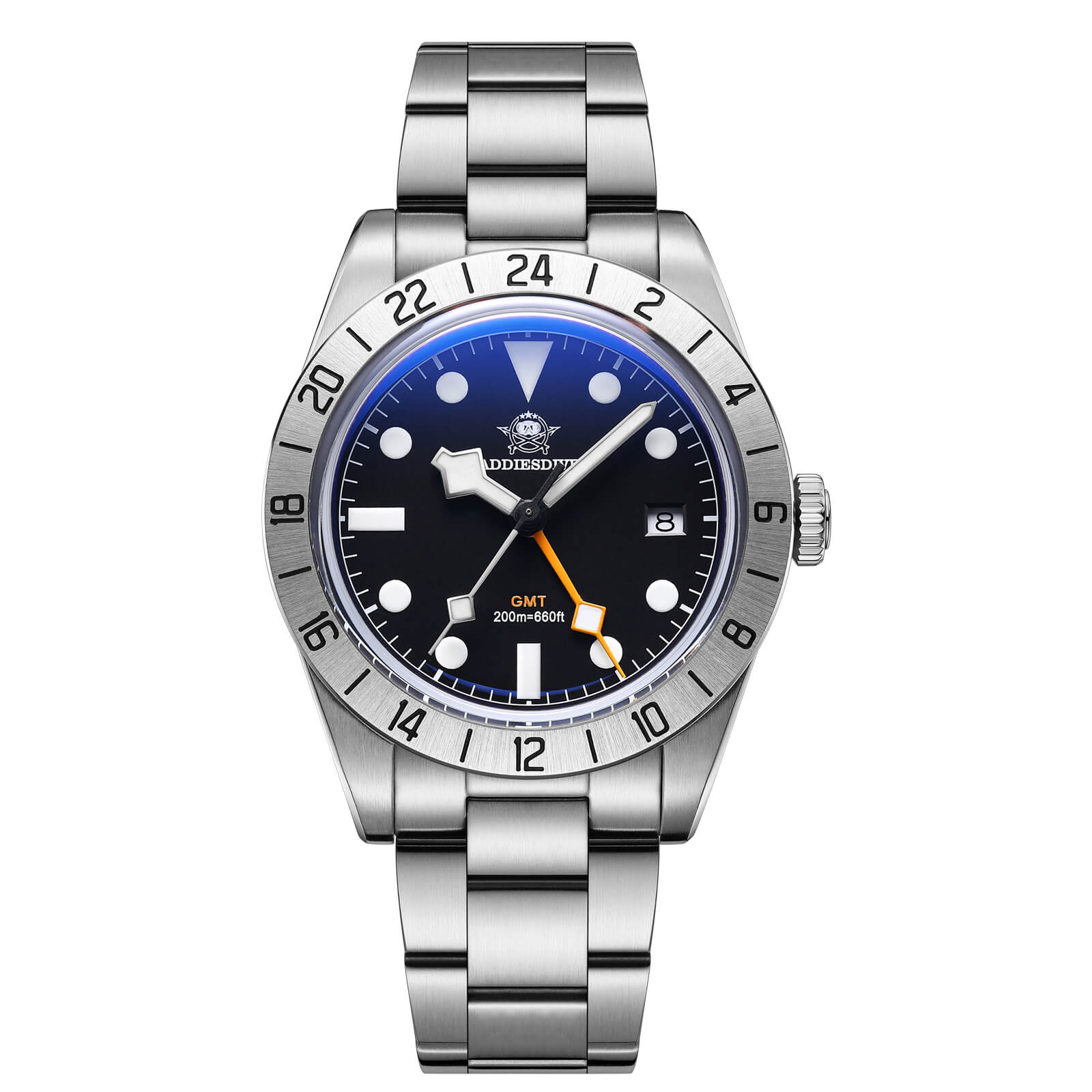 AD2035/AD2036 GMT Uhr – Schweizer Quarzwerk, 200m