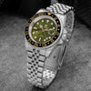 ADDIESDIVE Water Ghost Luxus Taucheruhr GMT Quarzuhr AD2050 mit Kalender