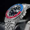 ADDIESDIVE Water Ghost Luxus Taucheruhr GMT Quarzuhr AD2050 mit Kalender