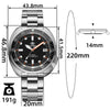 ★Abschlusszeit-Angebote★ADDIESDIVE Retro Captain Willard Taucheruhr AD2081
