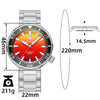 Addiesdive 46 mm Taucheruhr im Puck-Stil AD2526