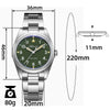 Addiesdive 36 mm Titan-Militär-Felduhr AD2502