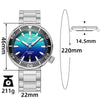 Addiesdive 46 mm Taucheruhr im Puck-Stil AD2526