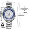 ★Großer Ausverkauf★Addiesdive Turtle Quarz-Taucheruhr für Herren AD2507