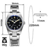 Addiesdive 36 mm Titan-Militär-Felduhr AD2502