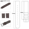 ADDIESDIVE Armband Lederband 20 mm für AD2037/AD2048