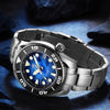 ADDIESDIVE 44,5 mm Taucheruhr für Herren Einzigartiges blaues Zifferblatt 200M (AD2102)