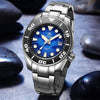 ADDIESDIVE 44,5 mm Taucheruhr für Herren Einzigartiges blaues Zifferblatt 200M (AD2102)