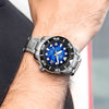 ADDIESDIVE 44,5 mm Taucheruhr für Herren Einzigartiges blaues Zifferblatt 200M (AD2102)