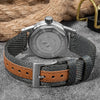 ADDIESDIVE AD2076 Automatik Uhr, 200 Meter wasserdicht, mit verschraubtem Gehäuseboden und grünem Super-Luminova Ziffernblatt