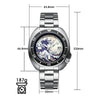 ADDIESIVE Taucheruhr Synthetisches Saphirglas Leuchtzifferblatt 200M H8-Surf