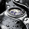 ADDIESIVE Taucheruhr Synthetisches Saphirglas Leuchtzifferblatt 200M H8-Surf