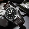ADDIESDIVE MY-H2 Automatik Fliegeruhr mit NH35A Uhrwerk, Edelstahl 316, 200m wasserdicht, Saphirglas mit blauer Beschichtung und Luminous Swiss C3.