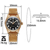 ADDIESDIVE 39mm Bronze Automatik Fliegeruhr 200M (AD2114)