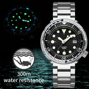 Wasserdichte Automatik-Taucheruhr MY-H5, 47,5mm Edelstahl, Keramik-Lünette, Japan NH35A Uhrwerk