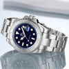 ADDIESDIVE MY-H3-C Quarzuhr 41mm mit Miyota 2115, 200m wasserdicht, Edelstahl 316L, blaues Zifferblatt, Mineralglas AR-Beschichtung, BGW9 Leuchtmasse.
