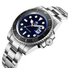 ADDIESDIVE MY-H3-C Quarzuhr 41mm mit Miyota 2115, 200m wasserdicht, Edelstahl 316L, blaues Zifferblatt, Mineralglas AR-Beschichtung, BGW9 Leuchtmasse.