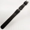 Silikonarmband für Herren Taucheruhren Schwarz 20mm 22mm